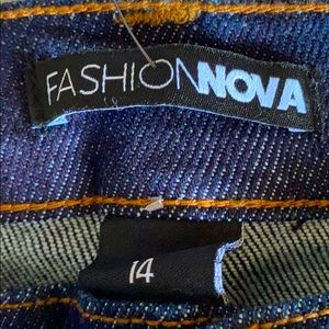 FashionNova Josie High Waist Straight Leg Jeans